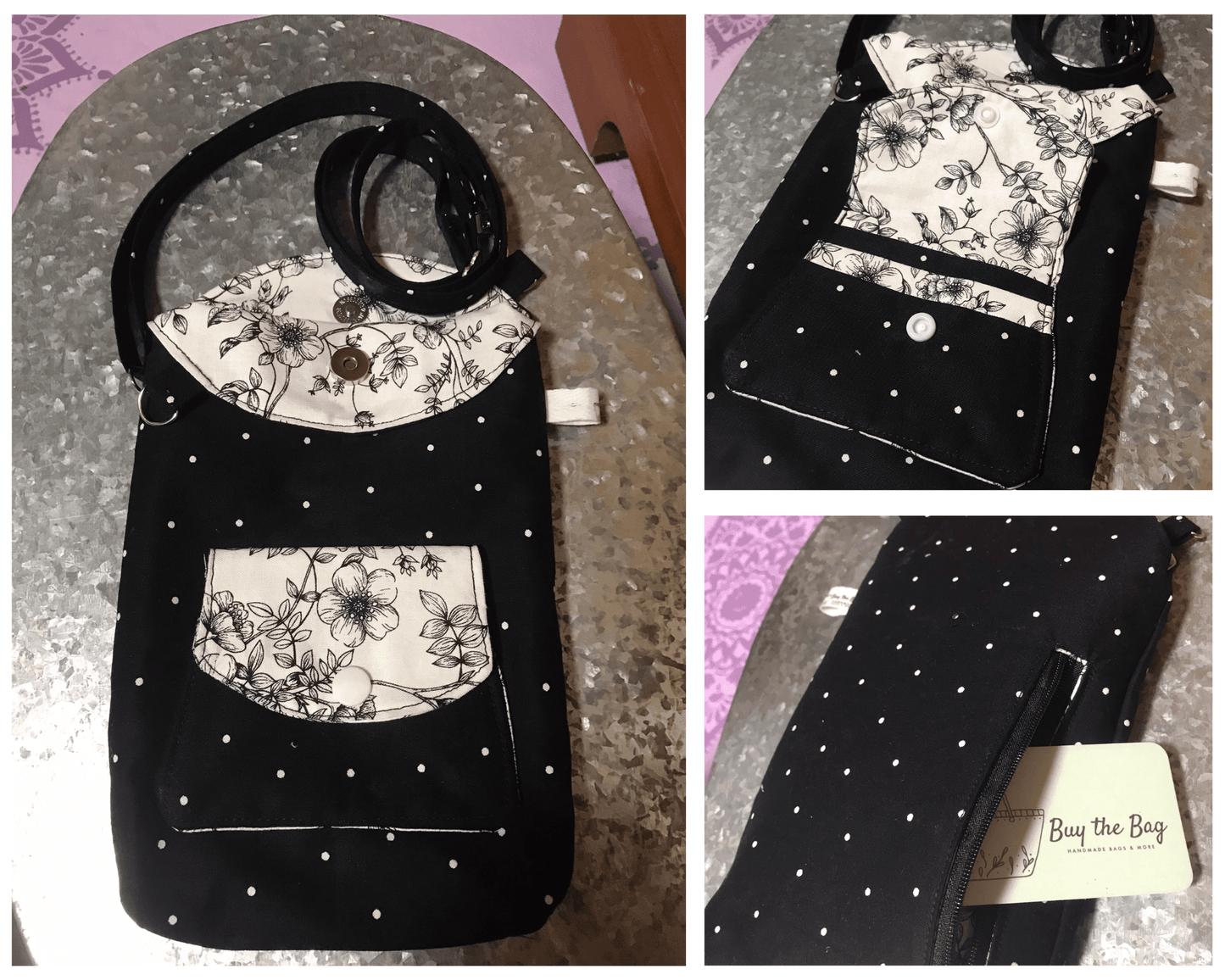 Hand-Crafted Crossbody Phone Bag with Attached Mini Wallet - Buy the Bag and More