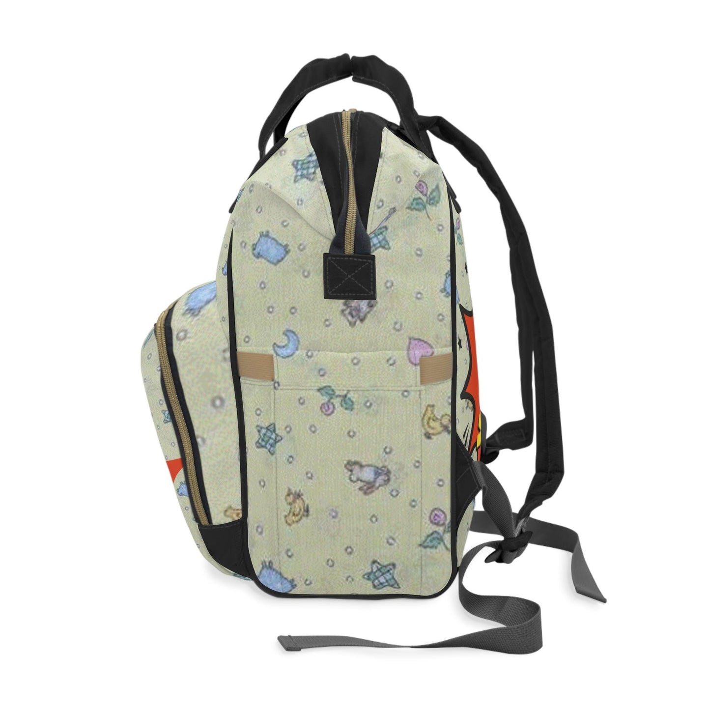 Multi-purpose Diaper Backpack - Buy the Bag and More- Side Pocket