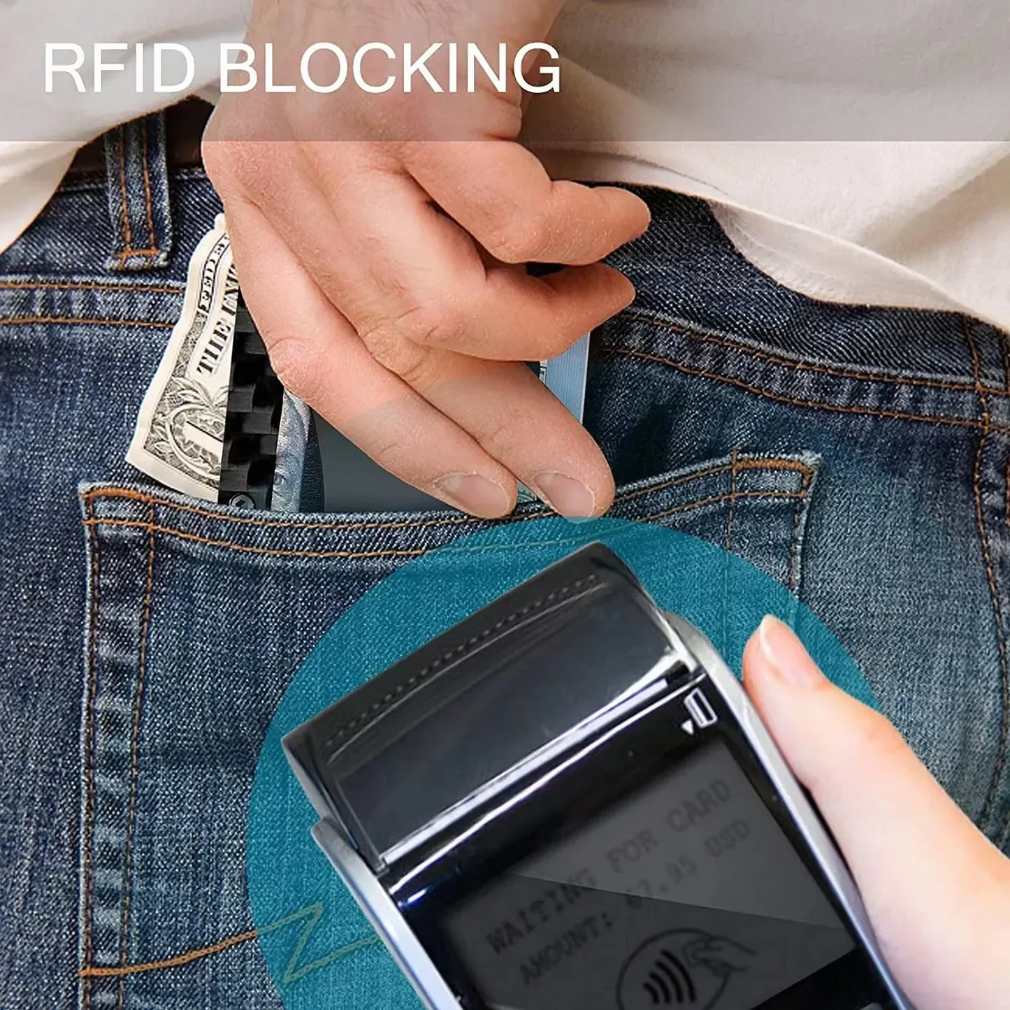 Metal RFID Switch Wallet