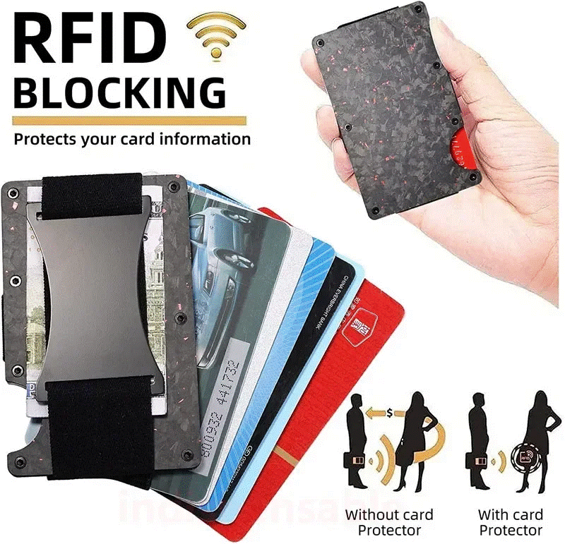 Metal RFID Switch Wallet