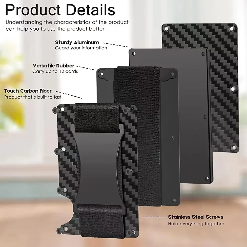 Metal RFID Switch Wallet