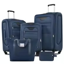 Soft side 4-piece Luggage Set Navy