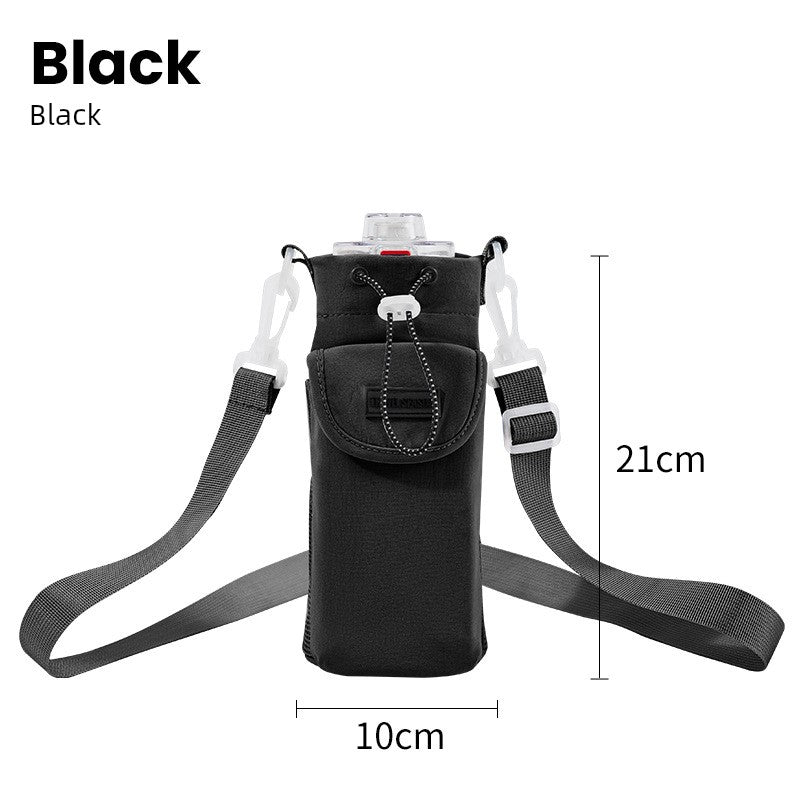Ultimate Versatile Bottle Bag with Utility Pouch Black