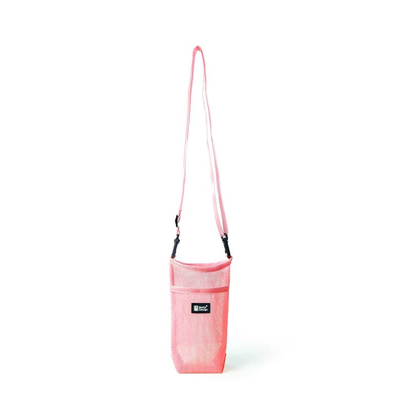 Ultimate Versatile Bottle Bag with Utility Pouch simple pink