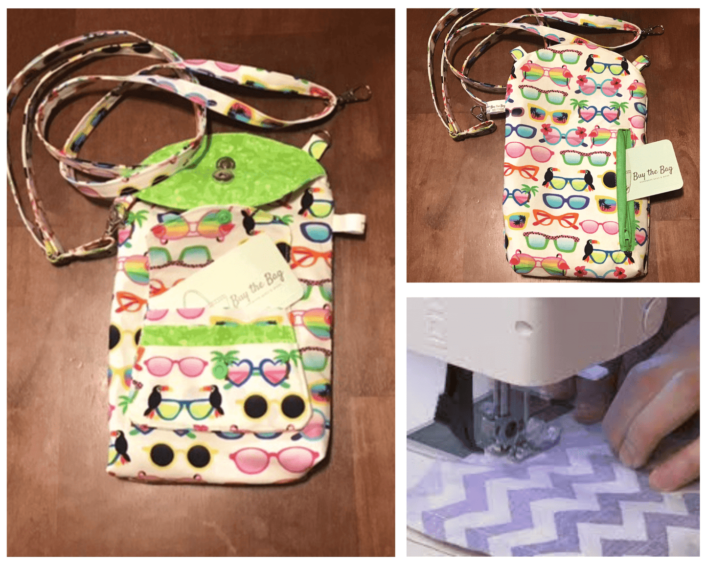 Hand-Crafted Crossbody Phone Bag with Attached Mini Wallet - Buy the Bag and More