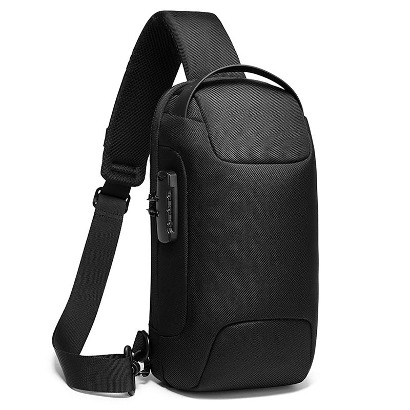 Waterproof Shoulder Sling Bag Black