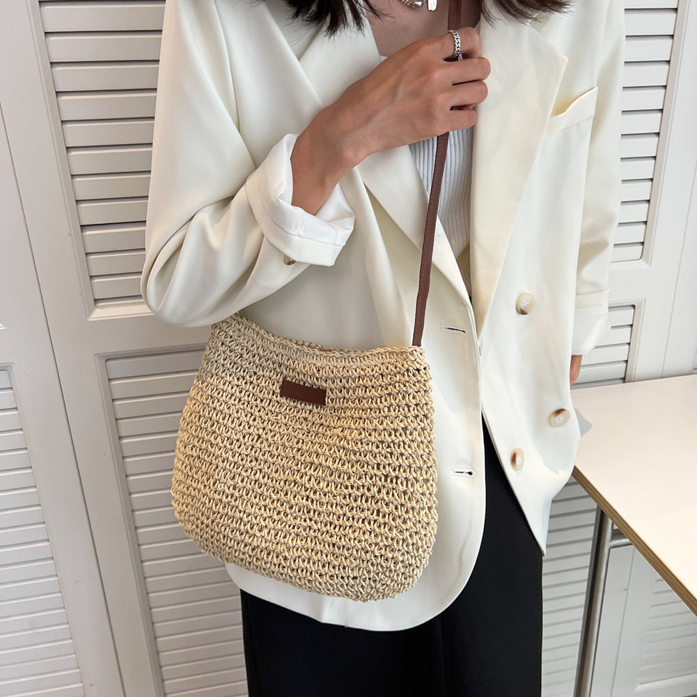 Straw Design Tote Bag