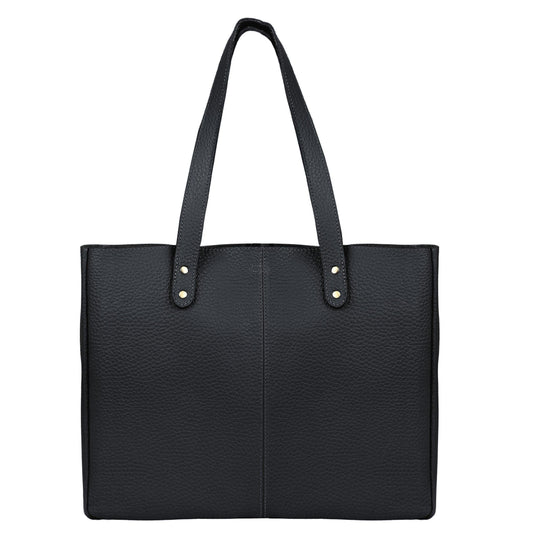 15-inch Leather Shoulder Bag Tote - Buy the Bag and More