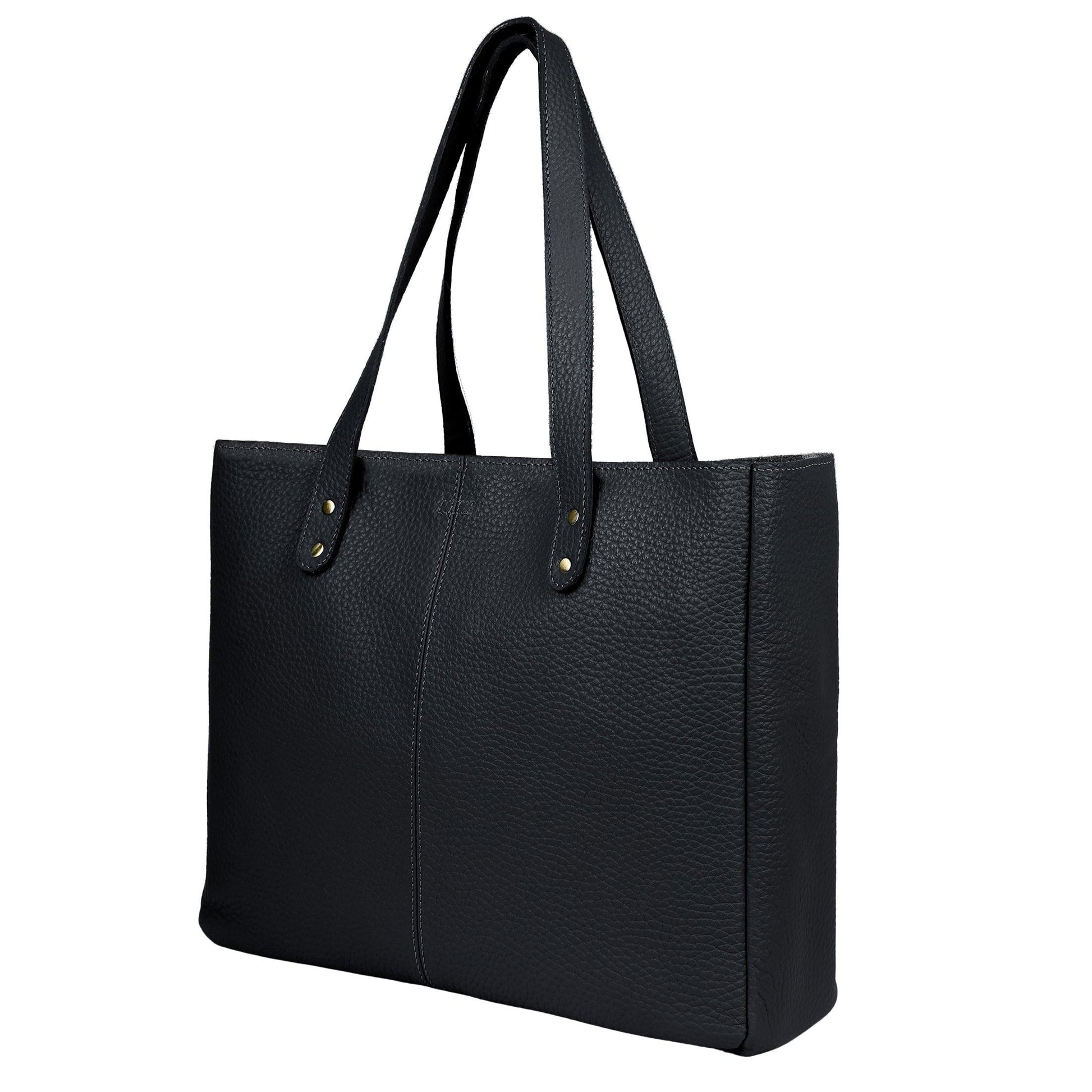 18-inch Leather Shoulder Tote Bag - Buy the Bag and More