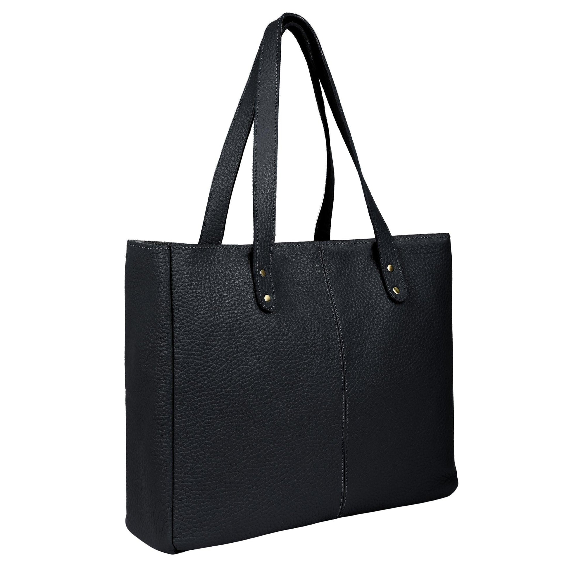 18-inch Leather Shoulder Tote Bag - Buy the Bag and More