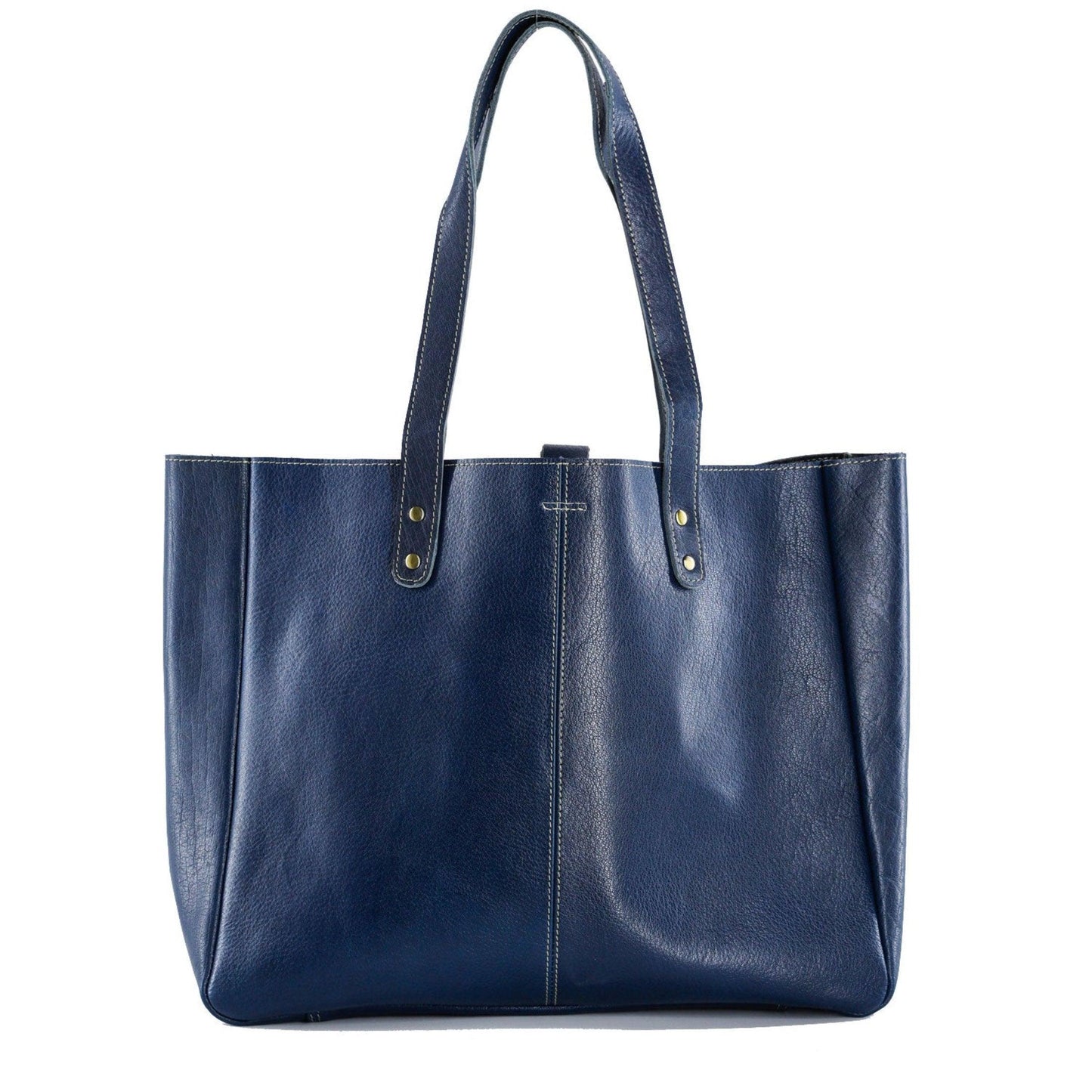 15-inch Leather Shoulder Bag Tote - Buy the Bag and More