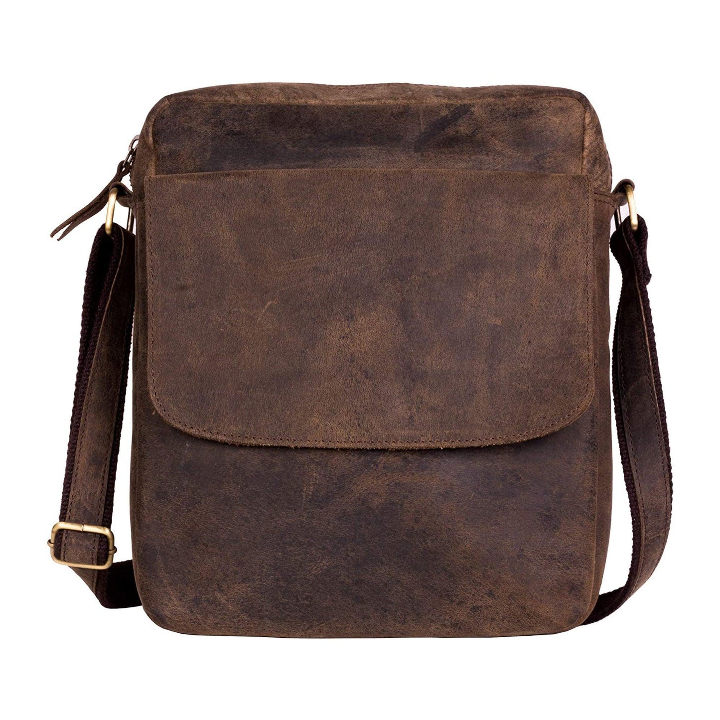 Leather 11 Inch Sturdy Leather iPad Messenger Satchel Bag - Buy the Bag and More