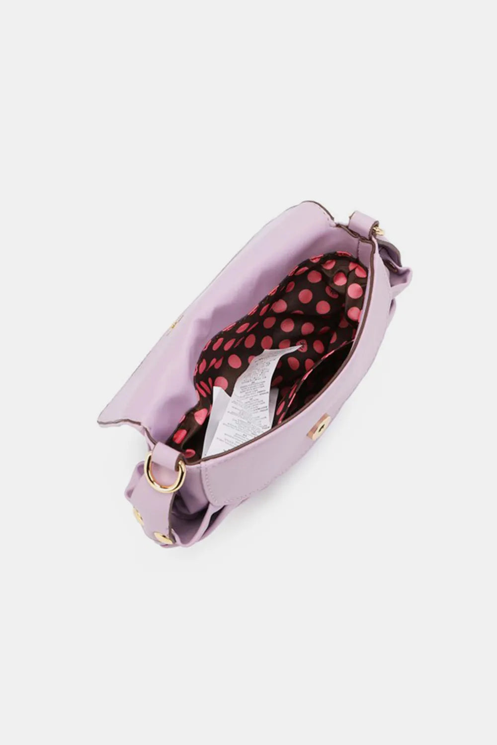 Nicole Lee USA Graphic Crossbody Bag-Inside