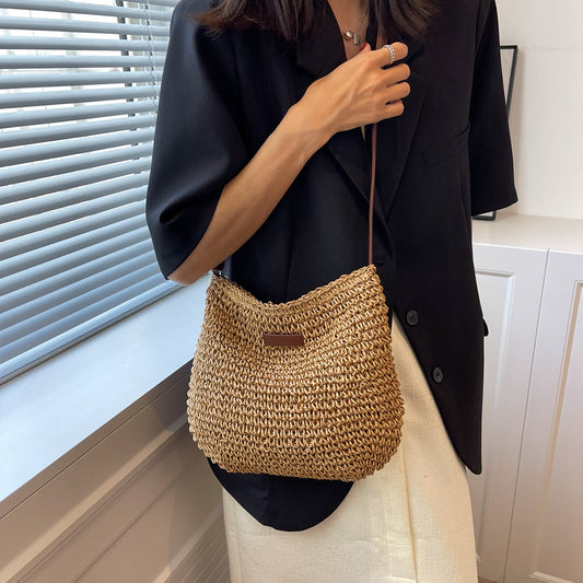 Straw Design Tote Bag