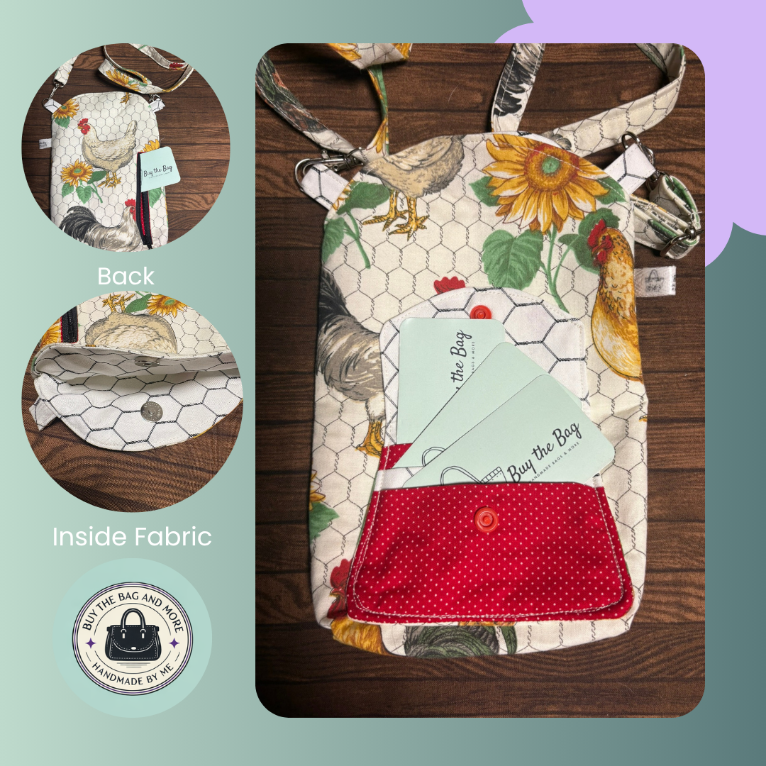 Signature Crossbody Phone Bag with Attached Mini Wallet