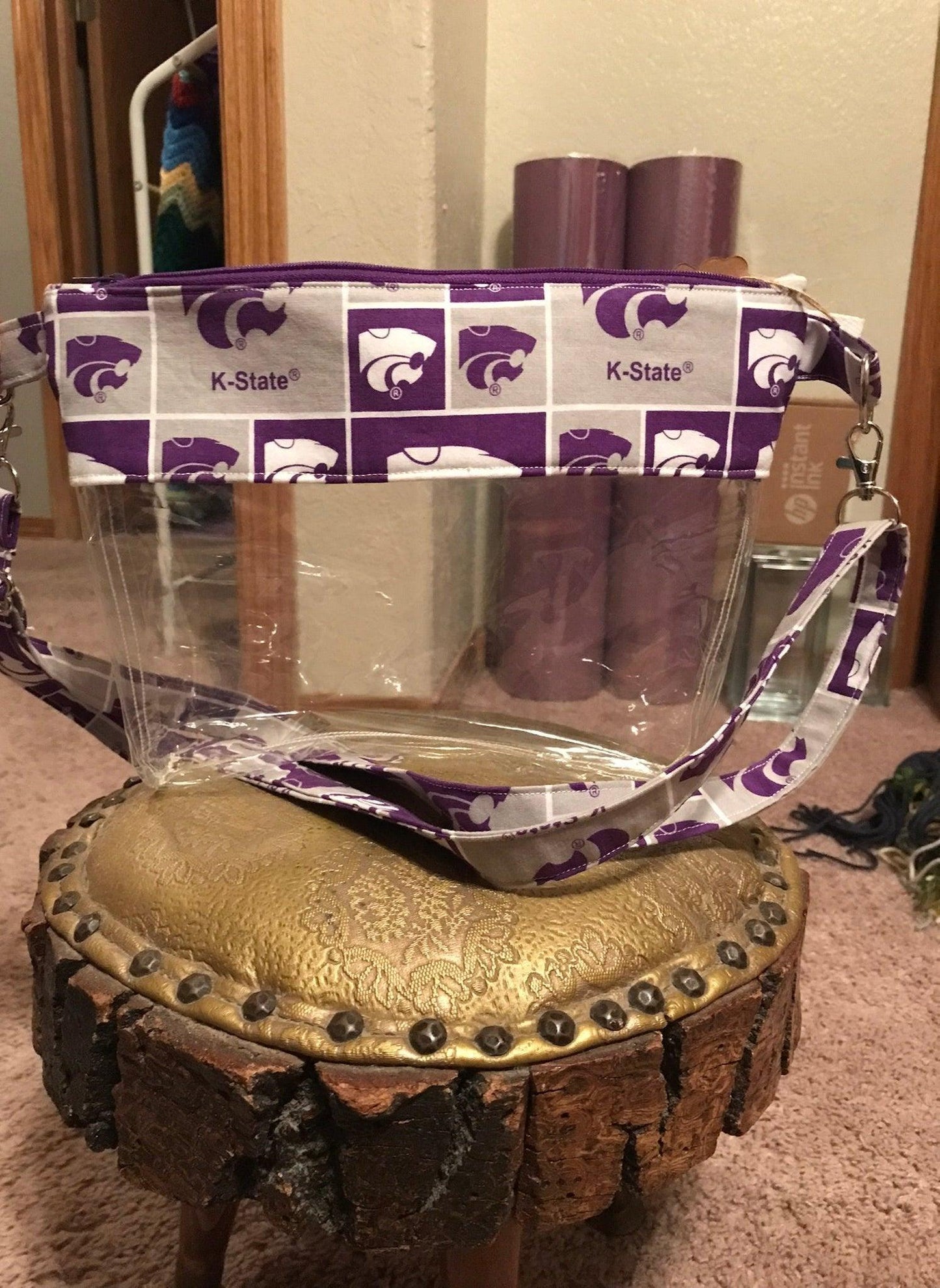 HandCrafted Clear Stadium Bags - Collage Football Kansas State