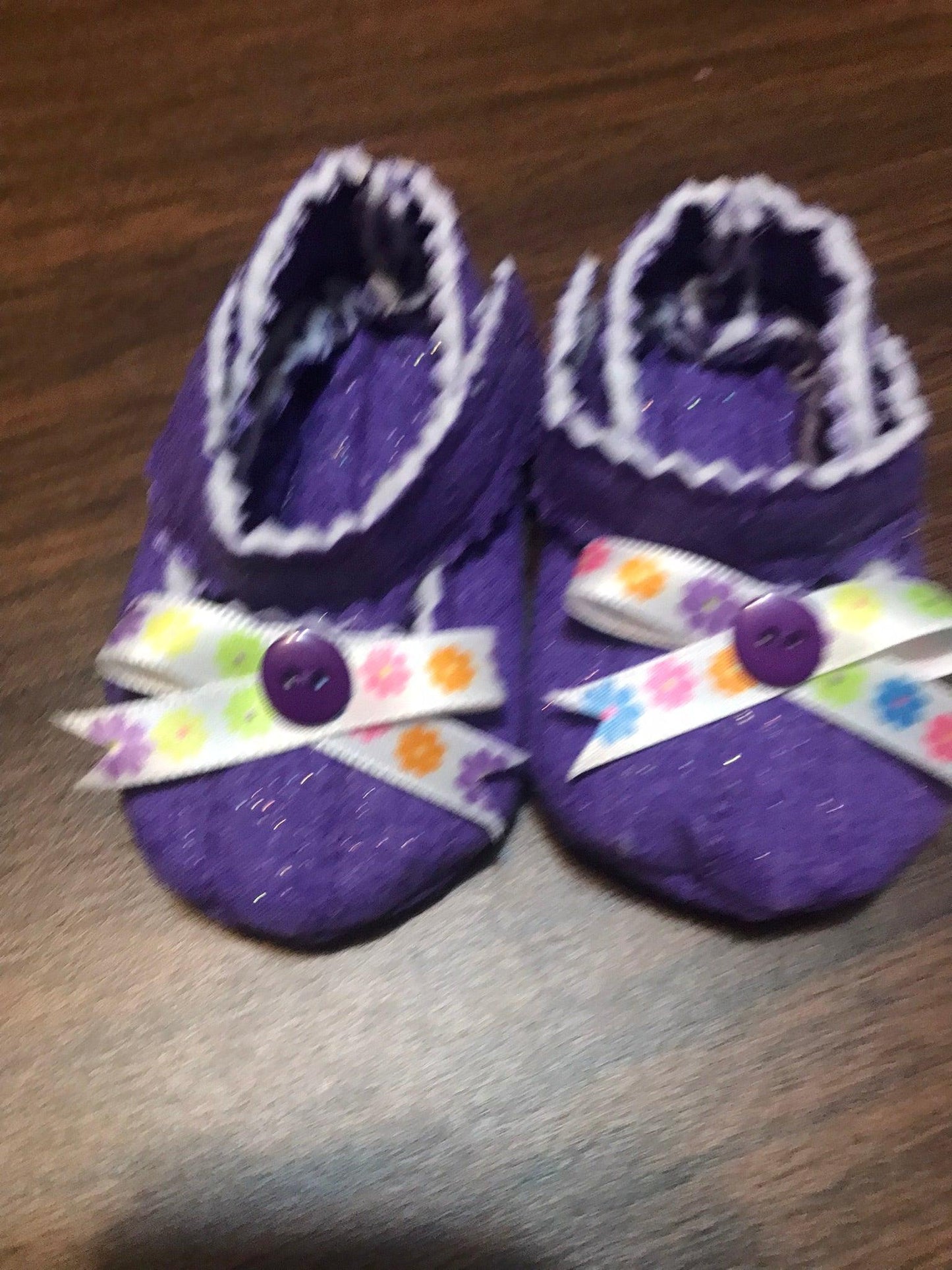 Hand-Crafted Quilted Newborn Velcro-Latch Shoes - Buy the Bag and More