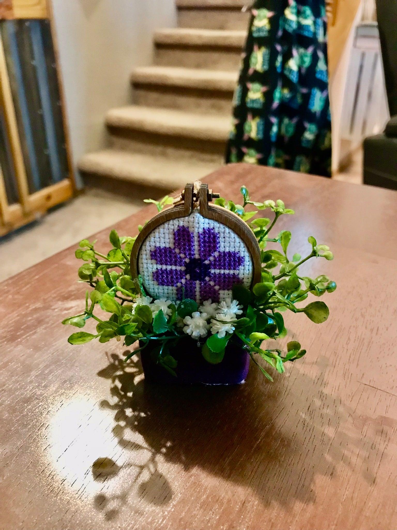 Hand-crafted Desk Art Cross Stitch - Buy the Bag and More