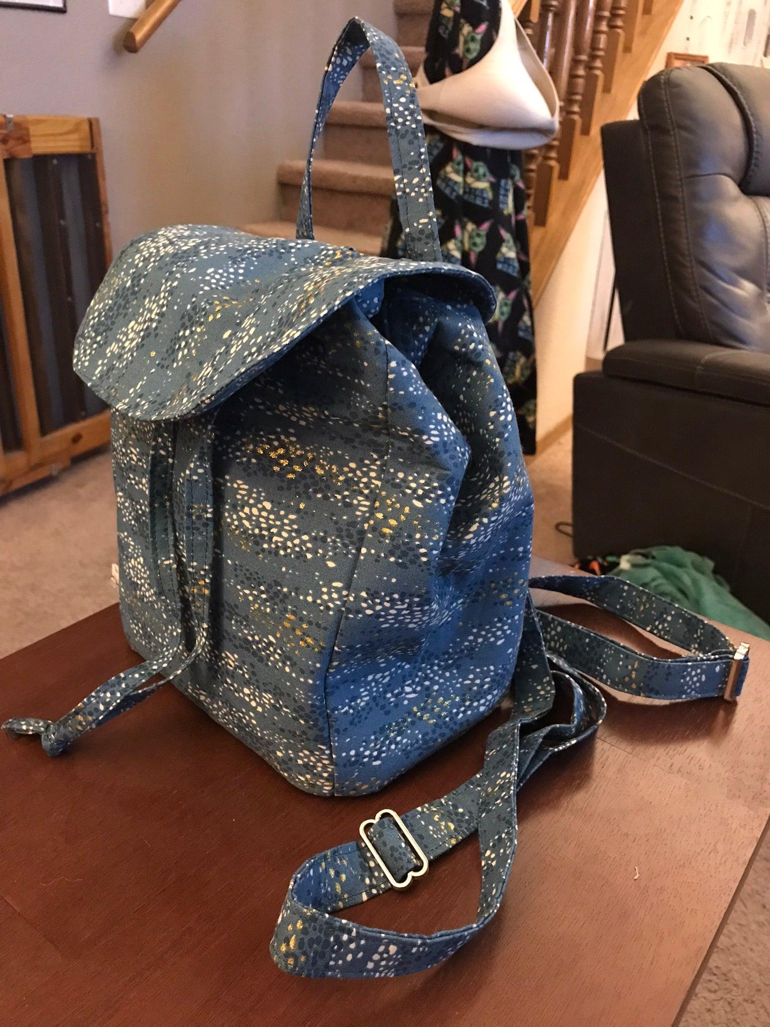 Small structured backpack for daily use