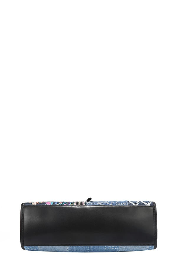 Nicole Lee USA Bosque De Amor Denim Hobo Bag