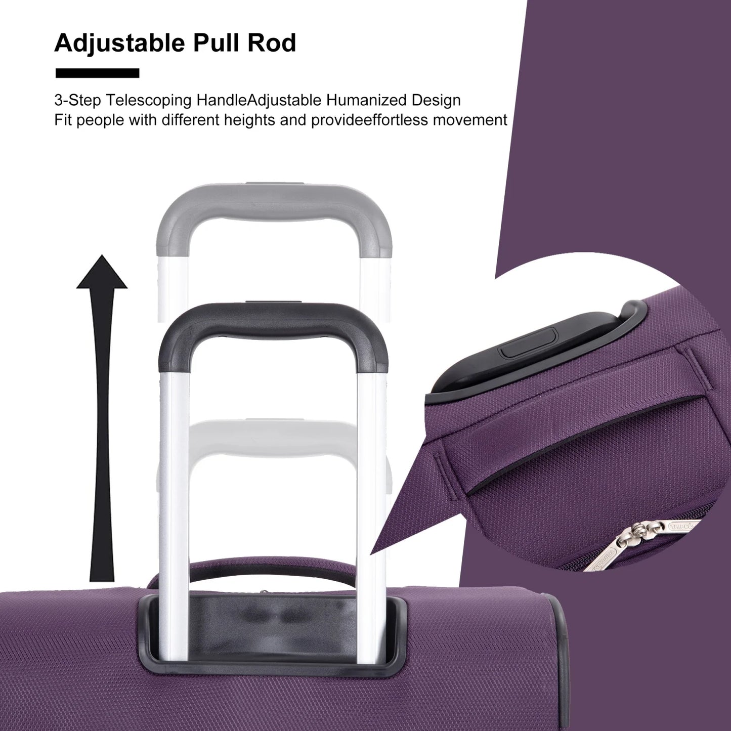 Softside 4-piece luggage Set