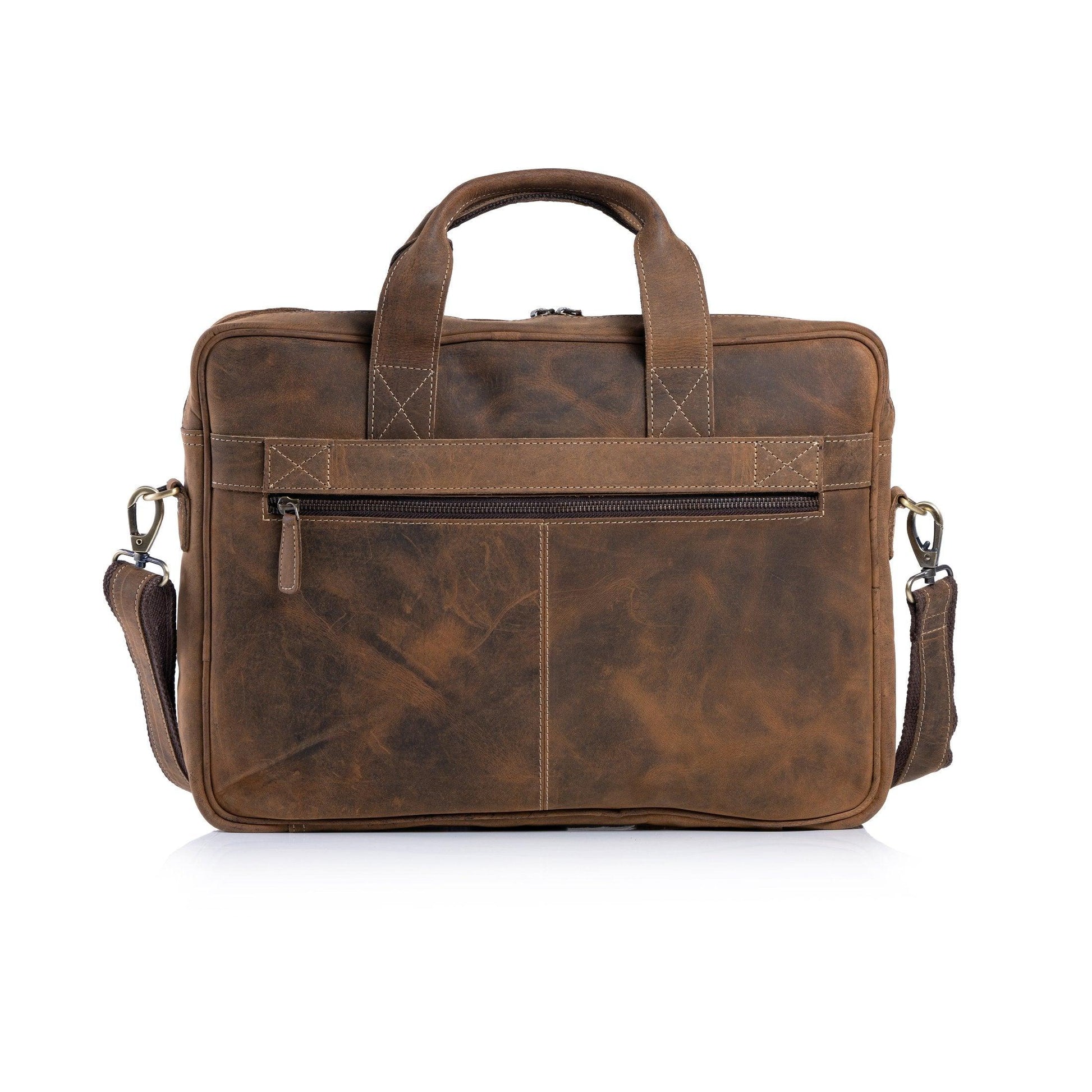 16-Inch Leather Briefcase - Buy the Bag and More