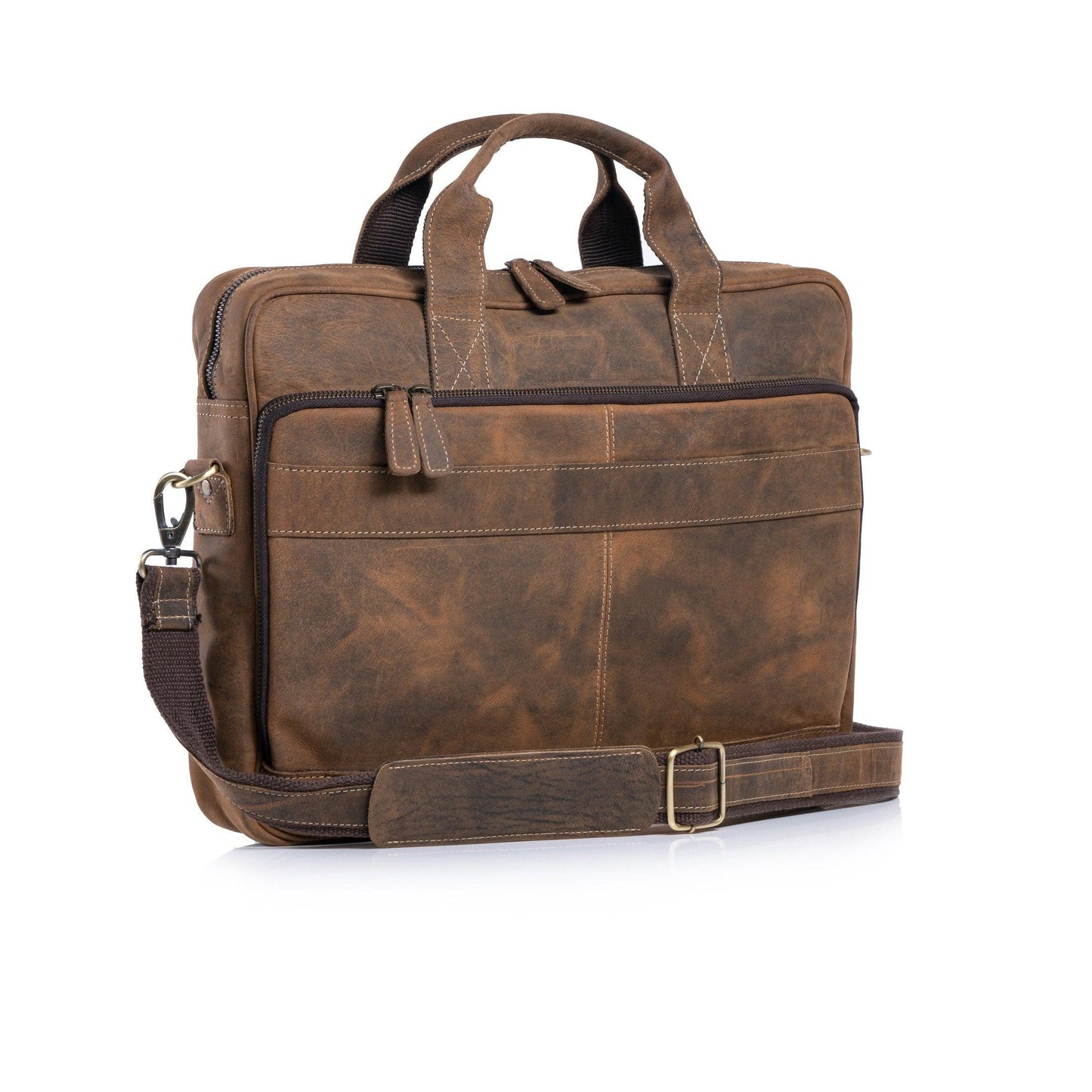 16-Inch Leather Briefcase - Buy the Bag and More