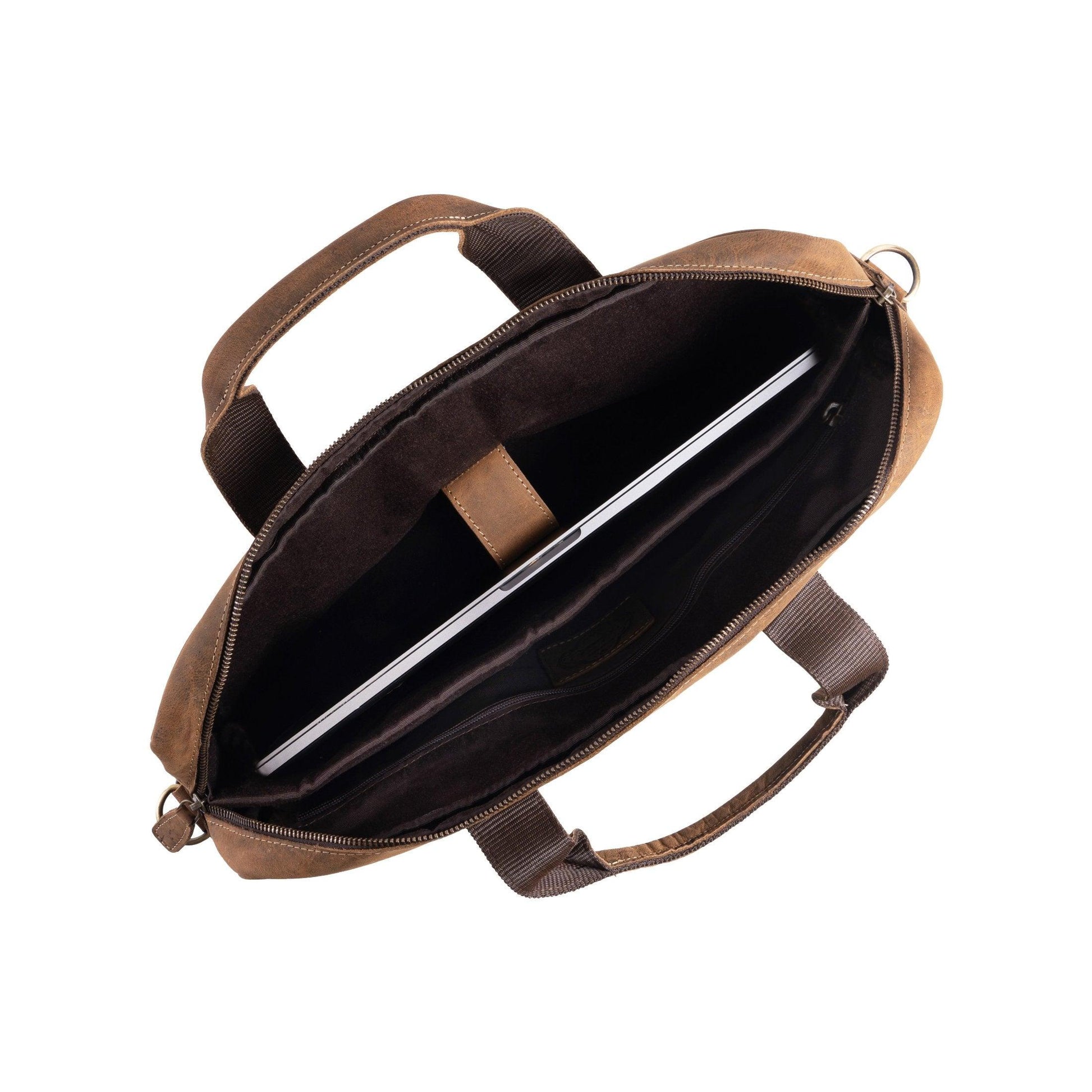 16-Inch Leather Briefcase - Buy the Bag and More