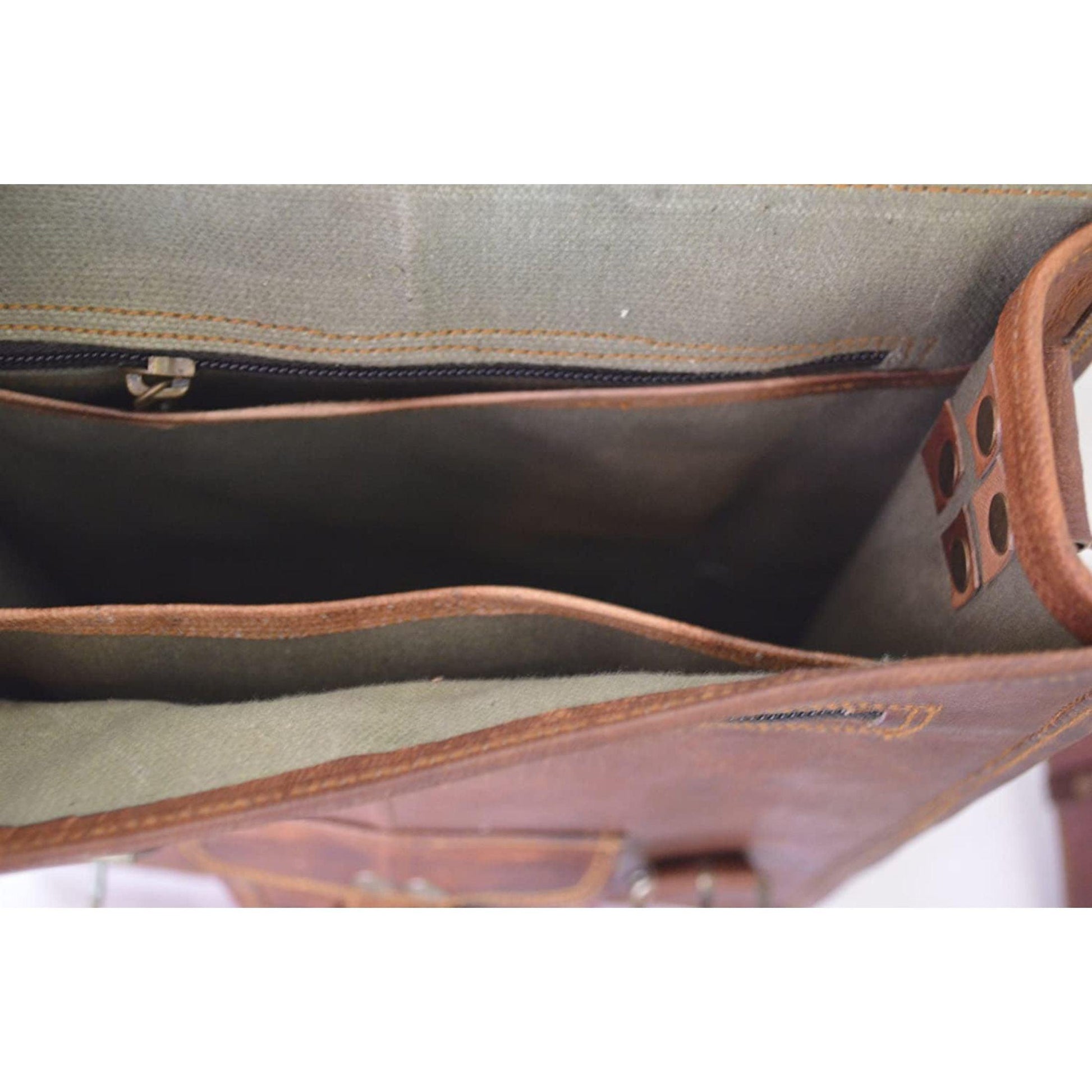 Leather 11 Inch Sturdy Leather iPad Messenger Satchel Bag - Buy the Bag and More