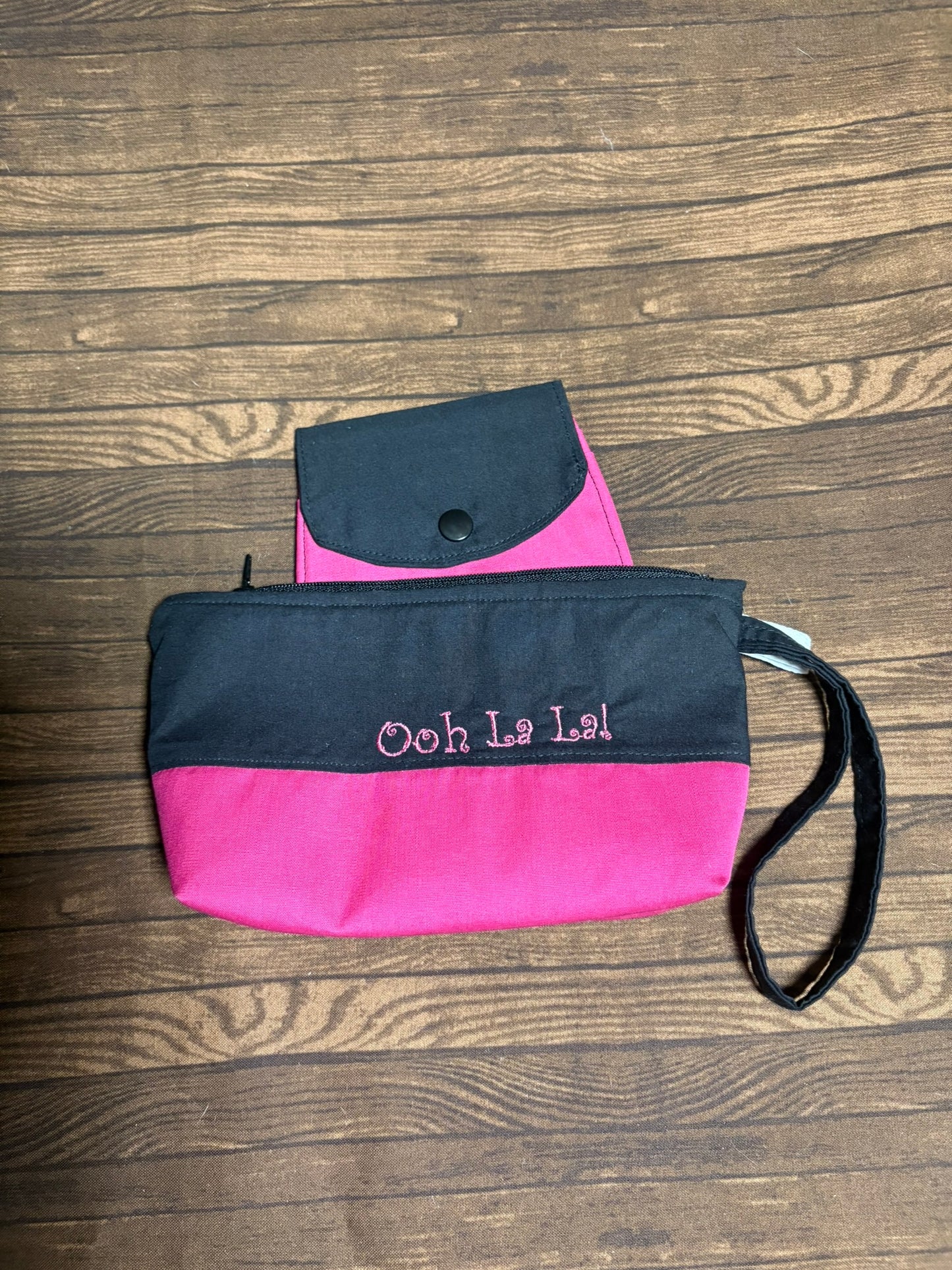Hand-Crafted Wristlet Tote – Travel Makeup & Organizer Pouch