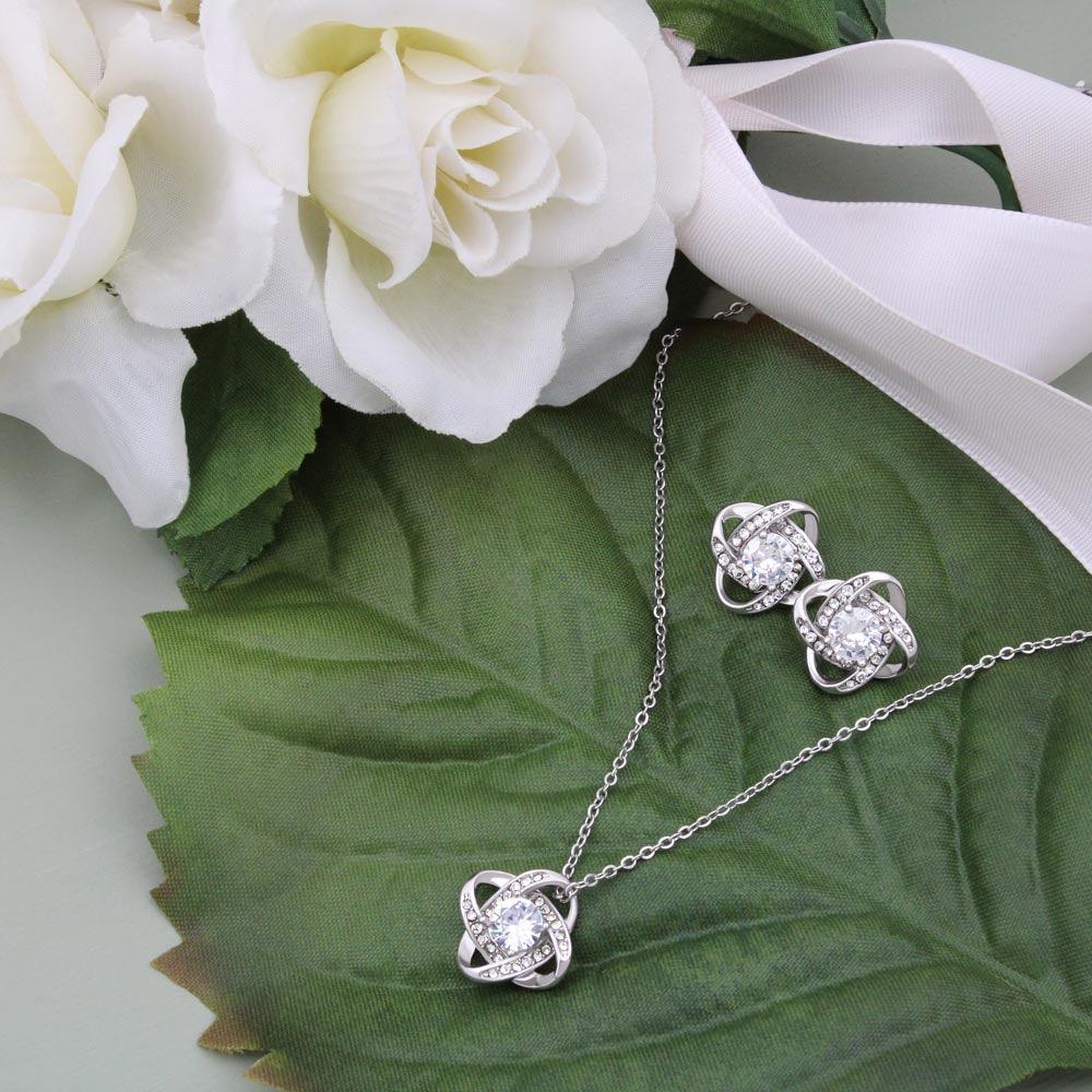 Love Knot Anniversary Necklace and Earring Set - Buy the Bag and More