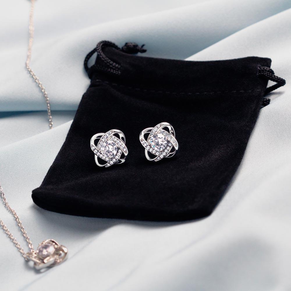 Love Knot Anniversary Necklace and Earring Set - Buy the Bag and More