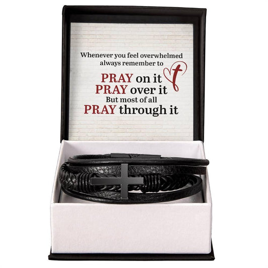 Cross Leather Bracelet - Buy the Bag and More