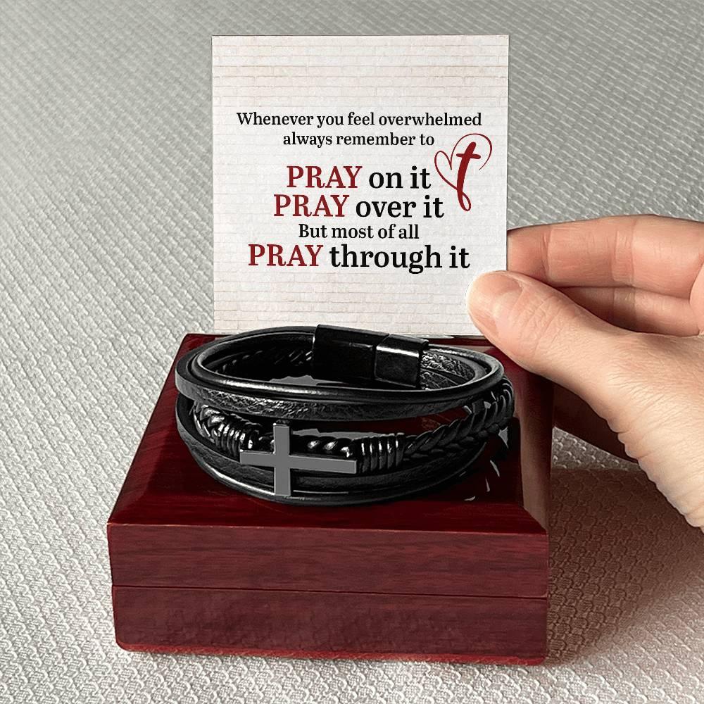 Cross Leather Bracelet - Buy the Bag and More