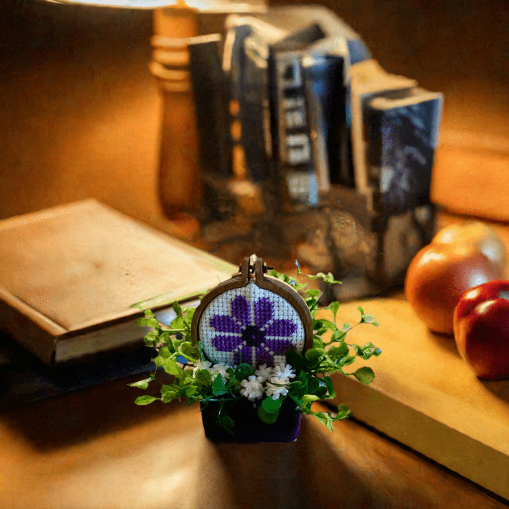 Hand-crafted Desk Art Cross Stitch - Buy the Bag and More